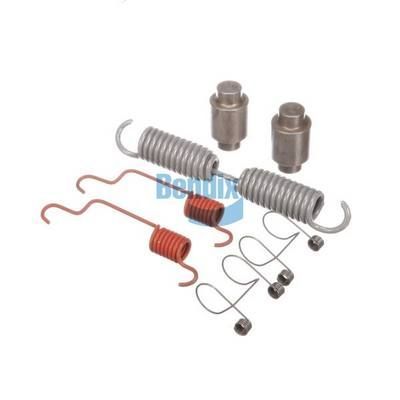 Kit de resortes para zapatas de freno: resortes, retenedores y herrajes en blanco.