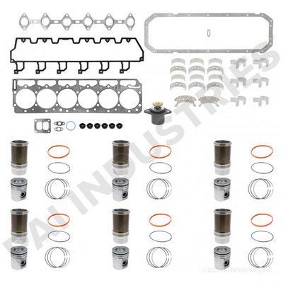 Kit de piezas de motor, incluye juntas, pistones, cojinetes y otros componentes.