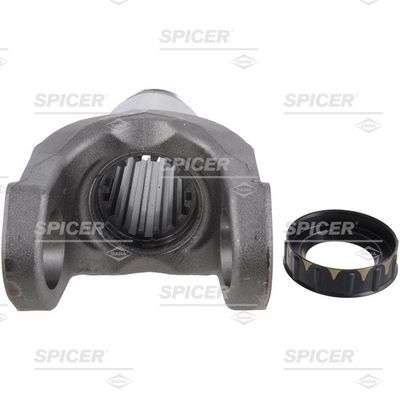 Horquilla de transmisión Spicer con estrías y anillo de sellado.