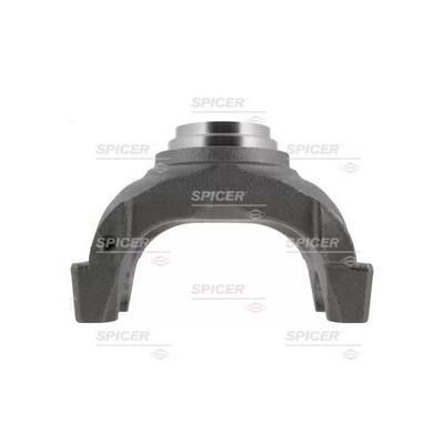 Horquilla diferencial Spicer gris oscuro. Tiene forma de U y un cubo central circular.
