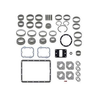 Kit de reconstrucción de transmisión con varios cojinetes, sellos y juntas.