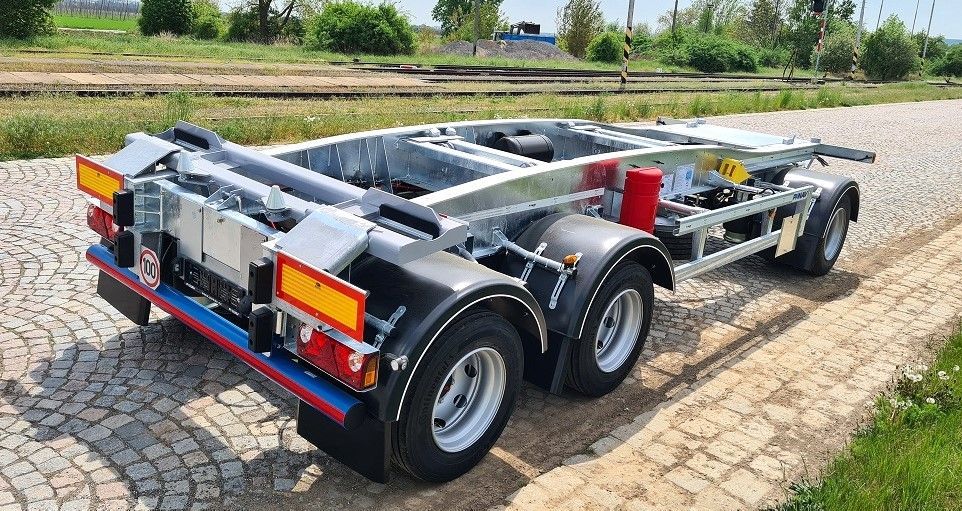 Panav konteineru piekabe DIN 30722 container trailer прицеп для перевозки контейнеров hueffermann piekabe bodex piekabe auto piekabes hooklift piekabe