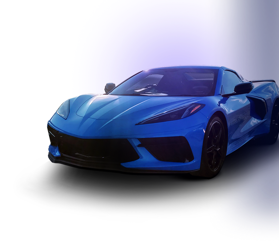Blue sports car. | Moorhead Auto Care & Tires