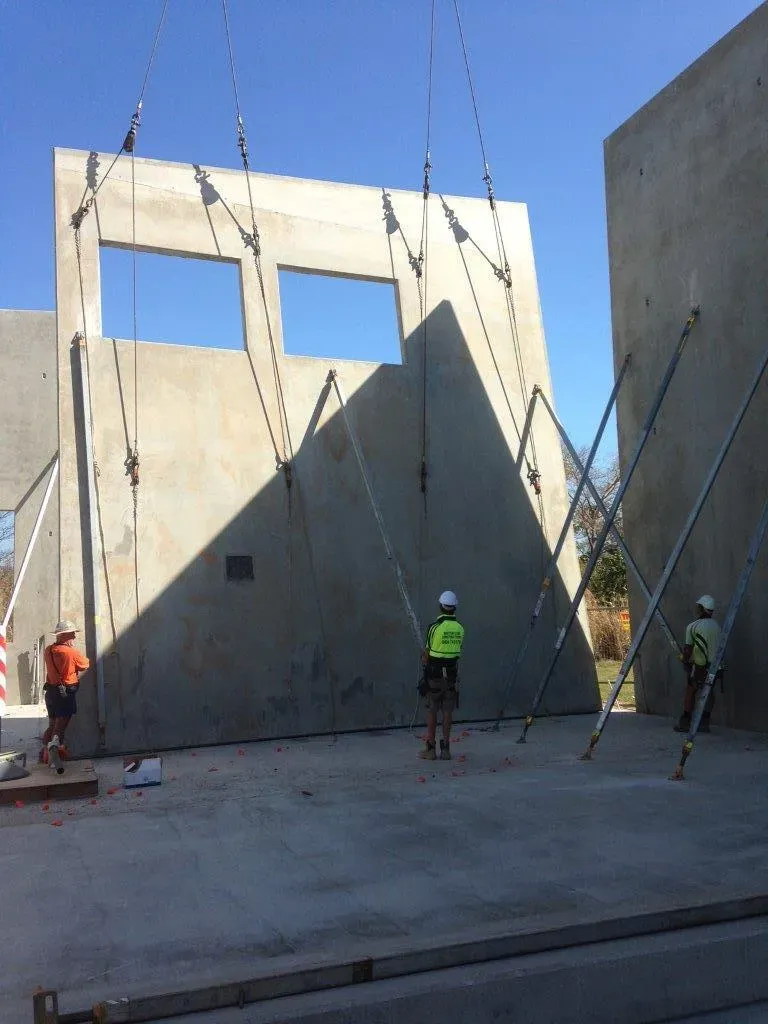 Placing Concrete Wall — Redlynch, QLD — Wes Mansfield Construction