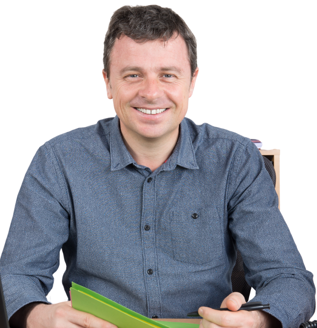 Man smiling