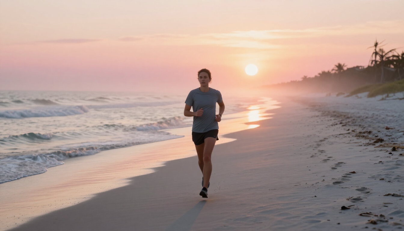 Morning coastal run