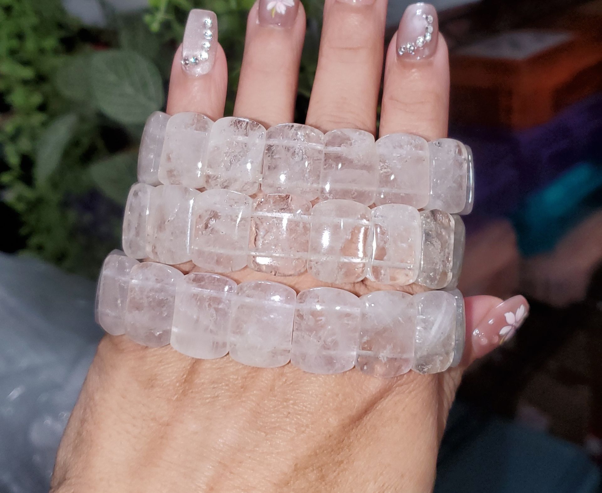 Clear Quartz Bracelet 1pc