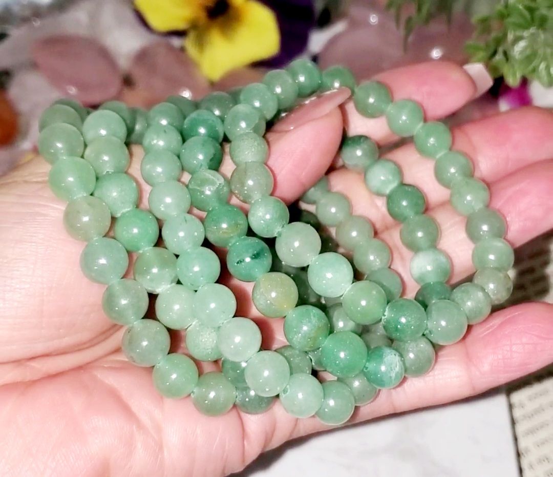 Green Aventurine Bead Bracelets 1PC