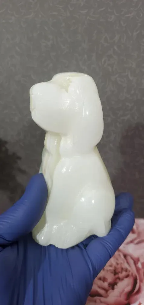 Afghanistan Jade Crystal Dog Carving 522g (1lb 2.5oz)