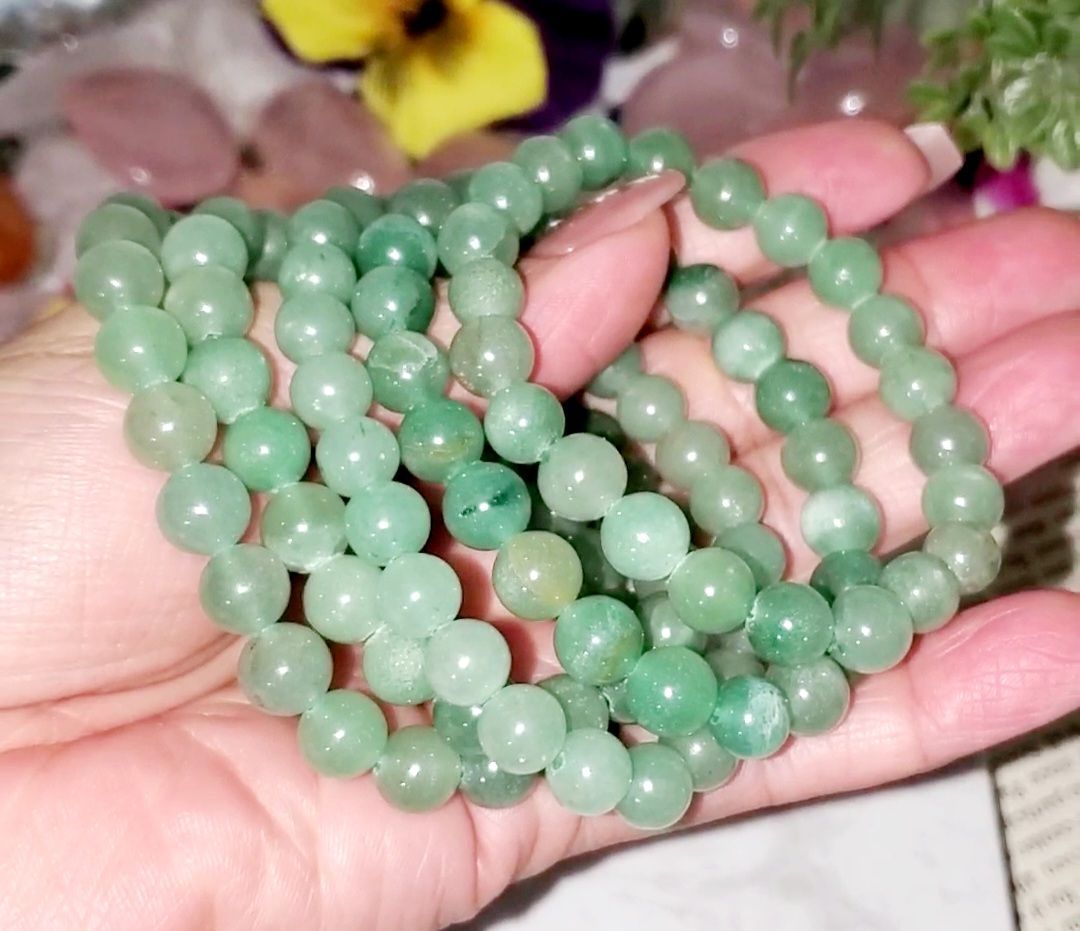 Green Aventurine Bead Bracelets 1PC