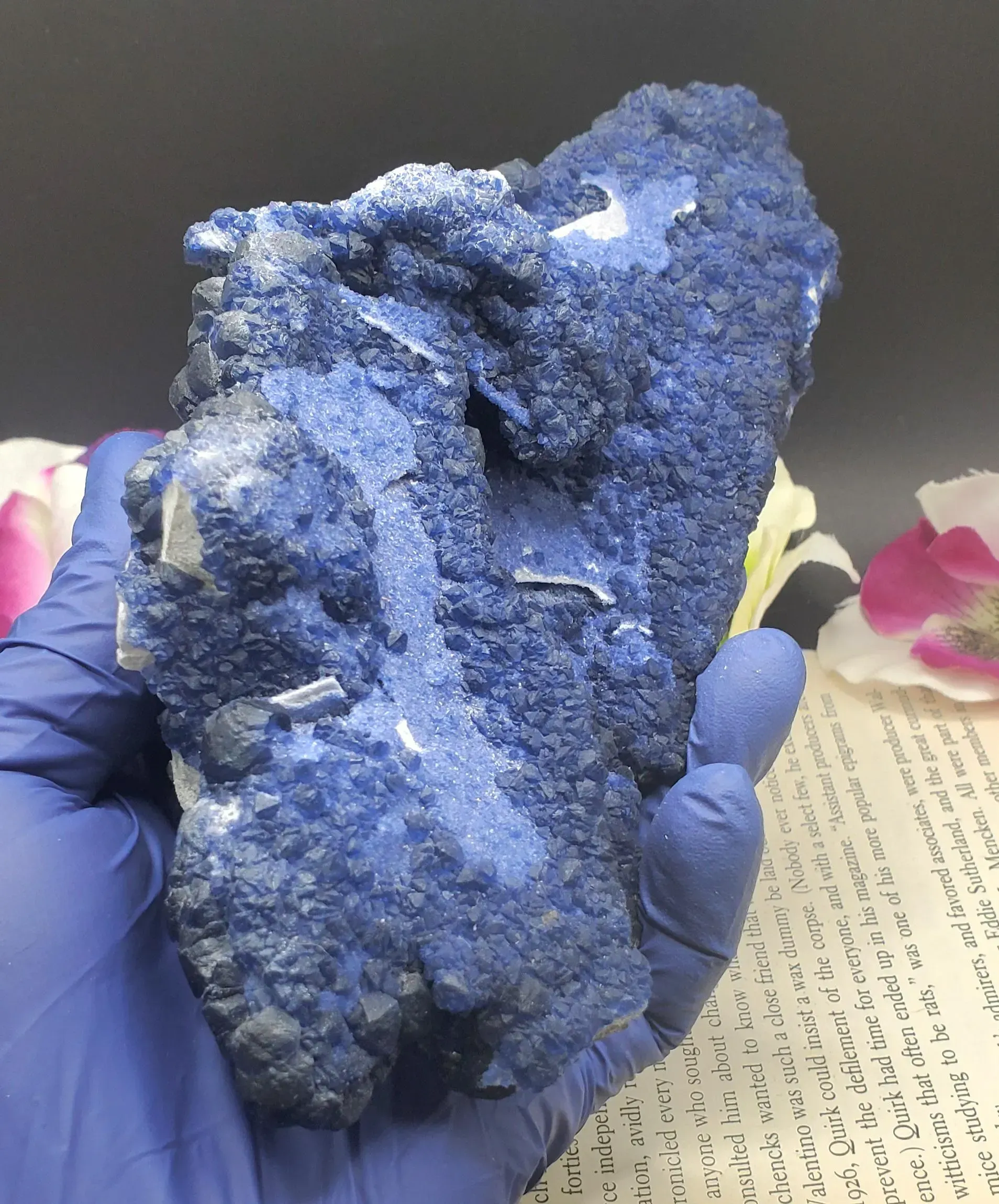 Raw Blueberry Fluorite Specimen 730g (1lb 9.8oz) Inner Mongolia