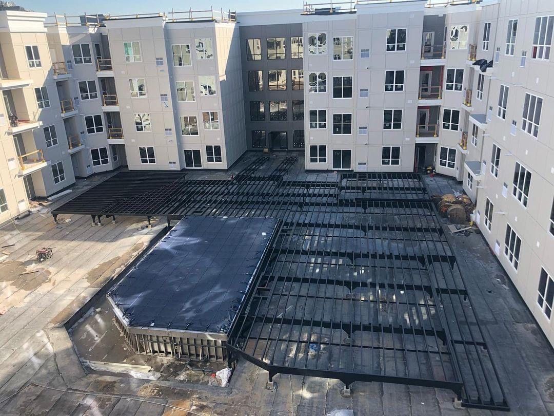 Commercial Steel Frame Decks