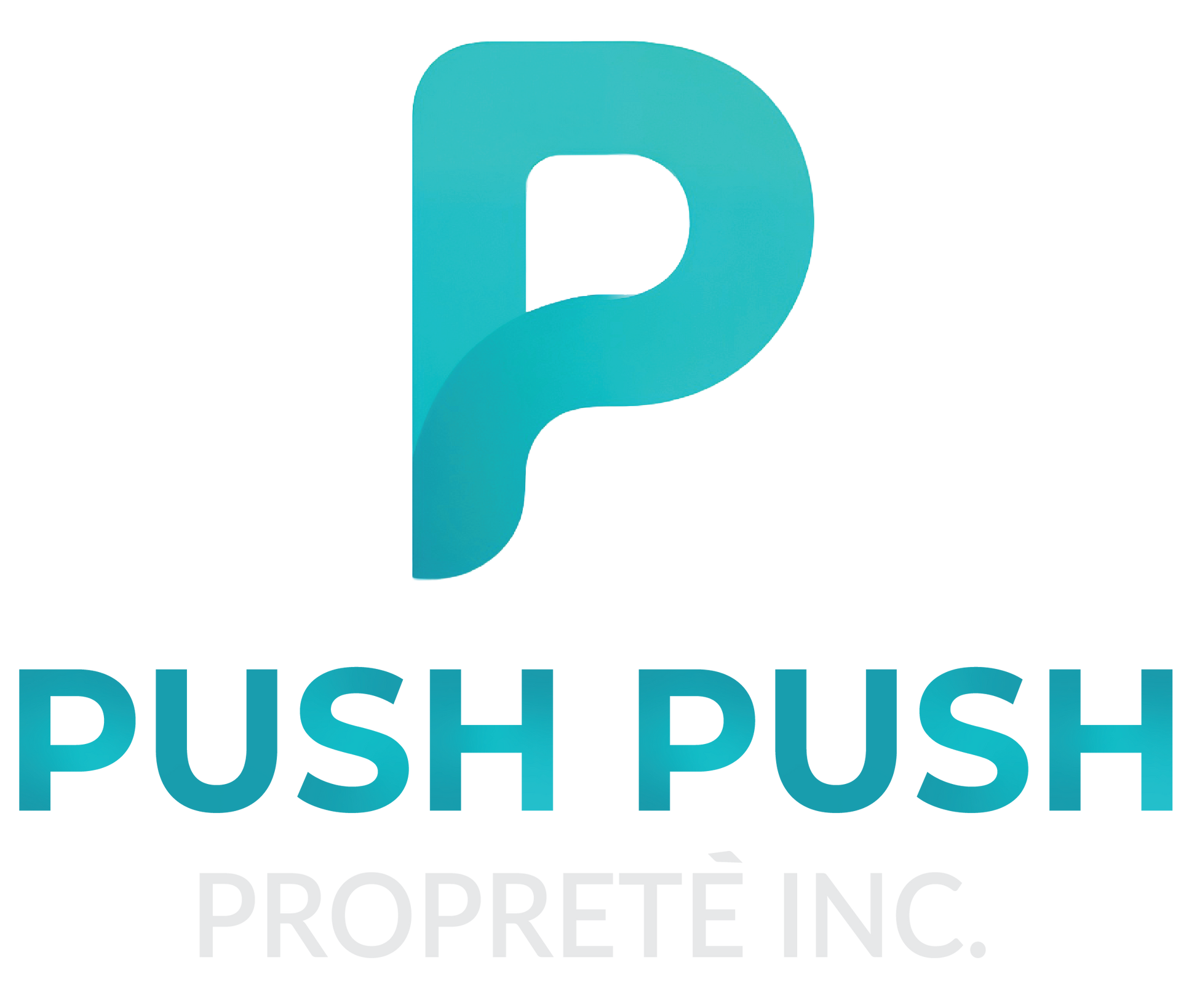 C'est un logo pour une entreprise appelée push push Propreté