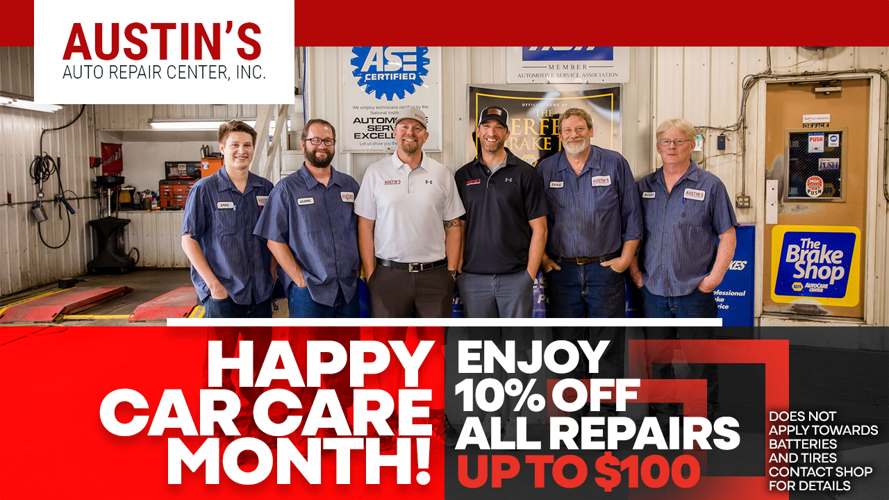 Specials Austin's Auto Repair Center North Mankato, MN
