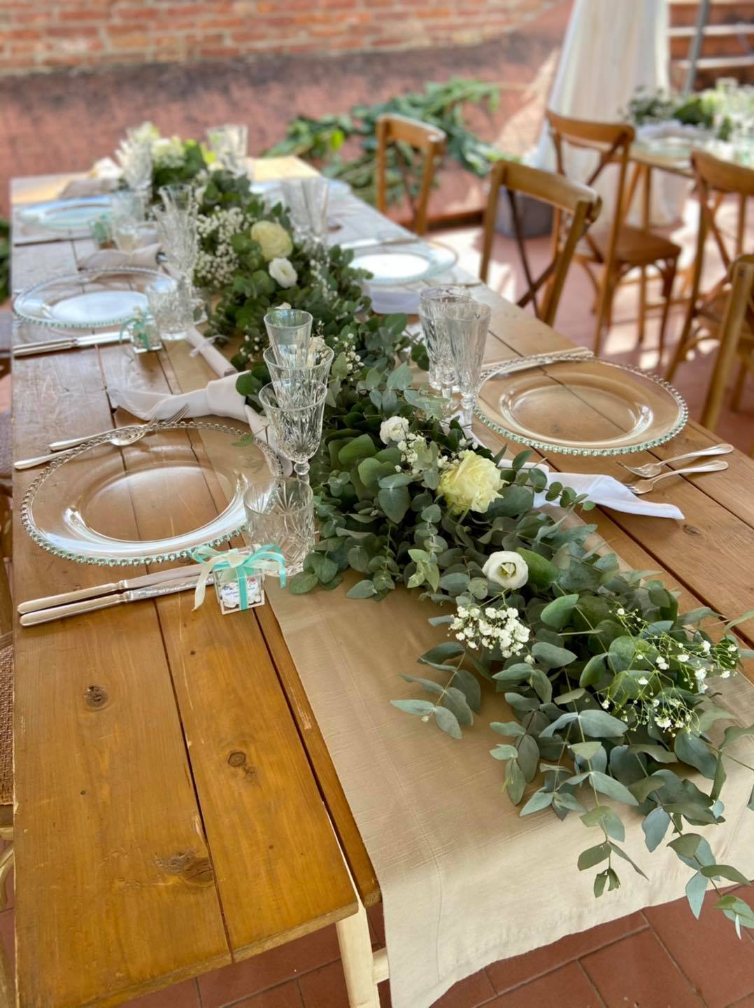 Fiori per tavolo evento