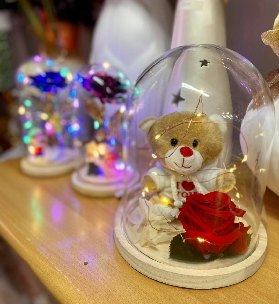 Glass soft toys
