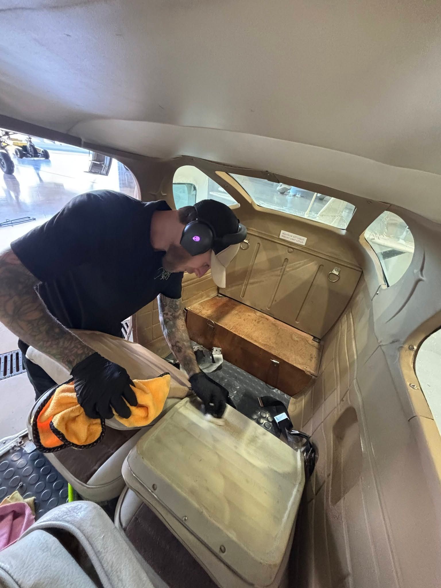 charity auction aircraft detailing