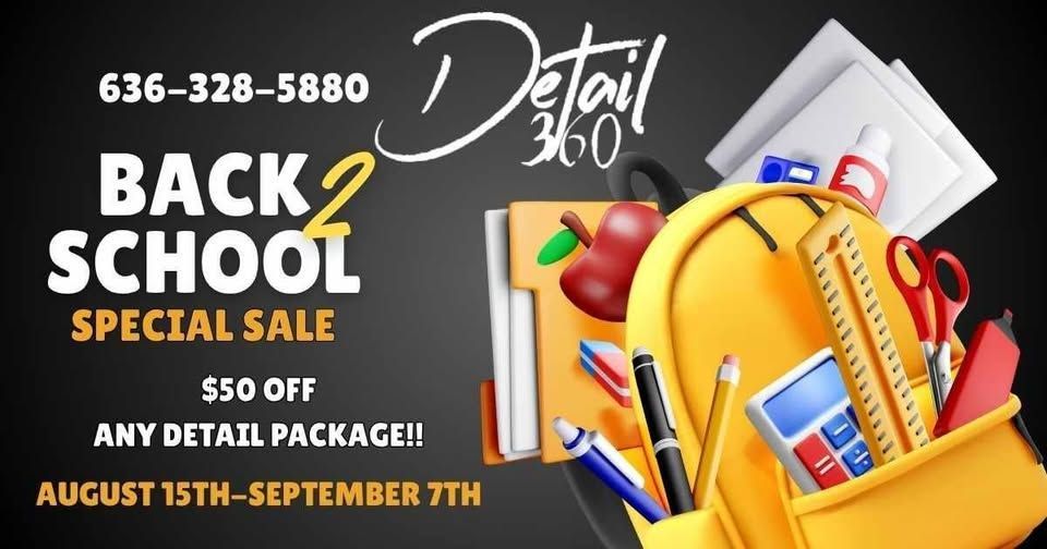 back-to-school car detailing