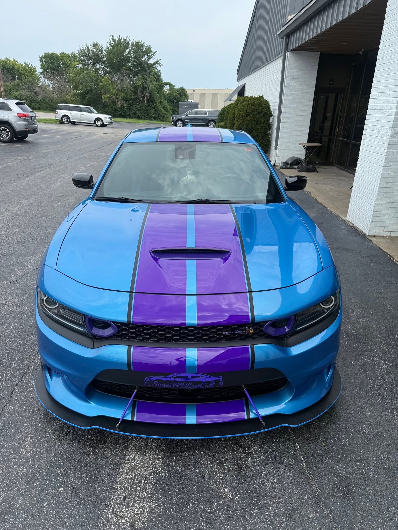 Custom Challenger ceramic coating project at Detail 360