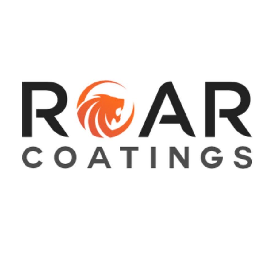 A logo for a company called roar coatings