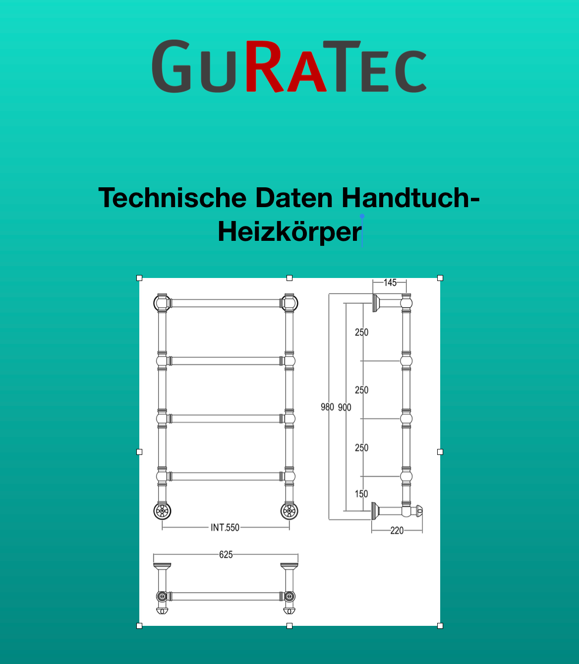 Broschüre Handtuch-Heizkörper für Wasserbetrieb