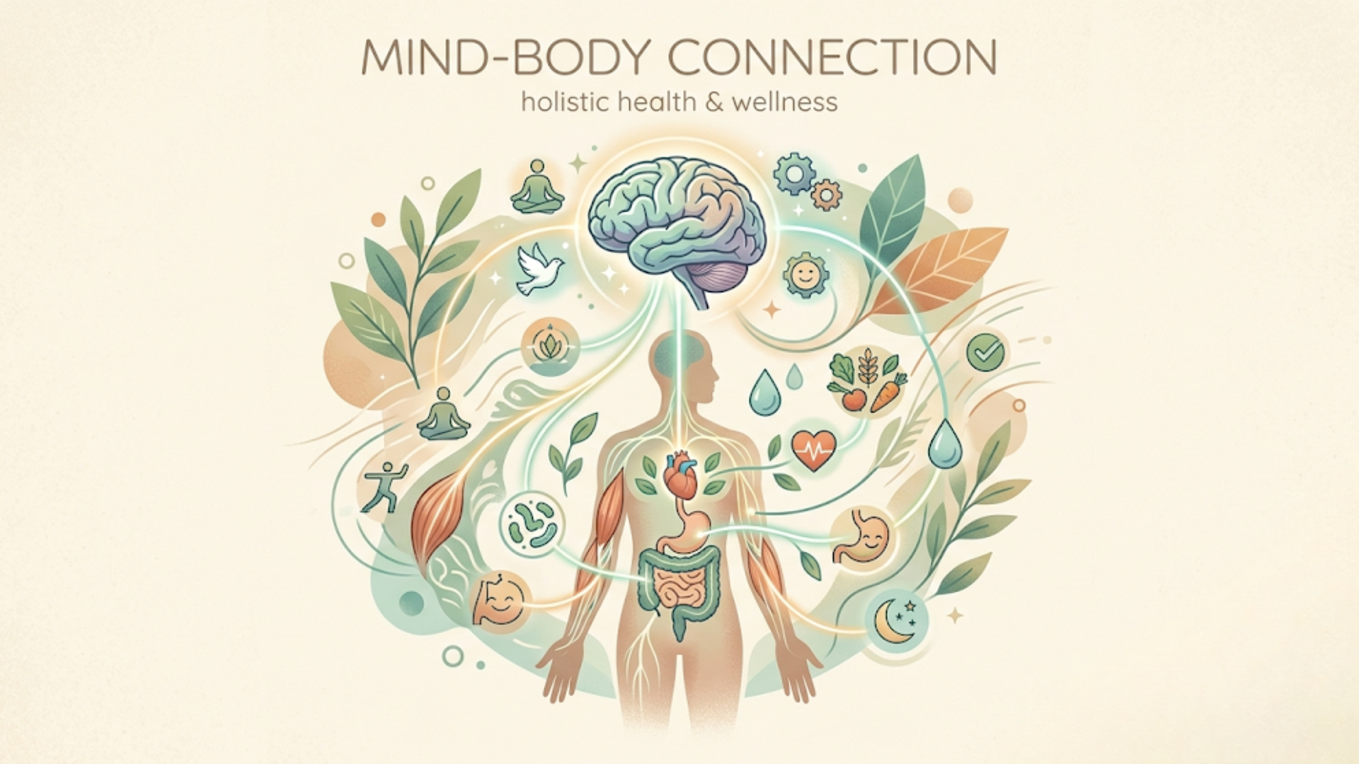 mind body wellness connection diagram holistic health