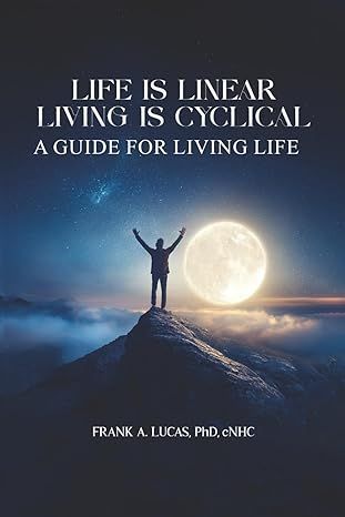 Book cover: Silhouette of person with arms raised before a full moon, night sky. Title: 