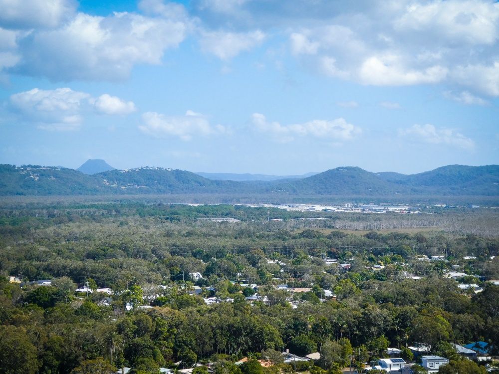 Overhead View Of A Town Nestled In A Forest — Superstretch300 Limousines In Maroochydore, QLD