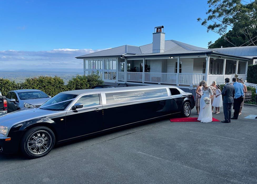Transportation Wedding Limousine — Superstretch300 Limousines in Sunshine Coast, QLD