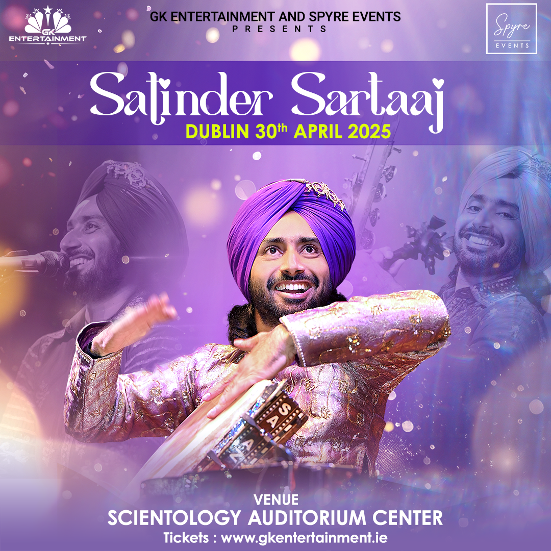 Satinder Sartaaj performing live on stage during his Sphere of Eminence Tour. Experience his soul