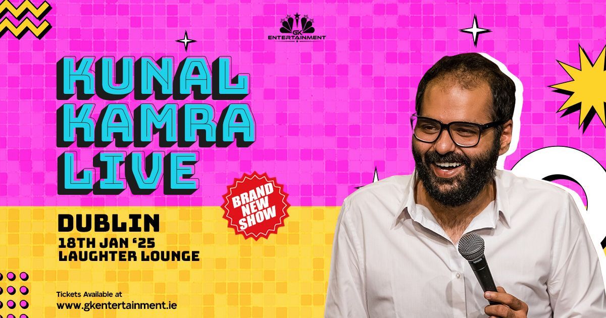 Kunal Kamra live in Dublin, Stand-up comedy Dublin January 2025