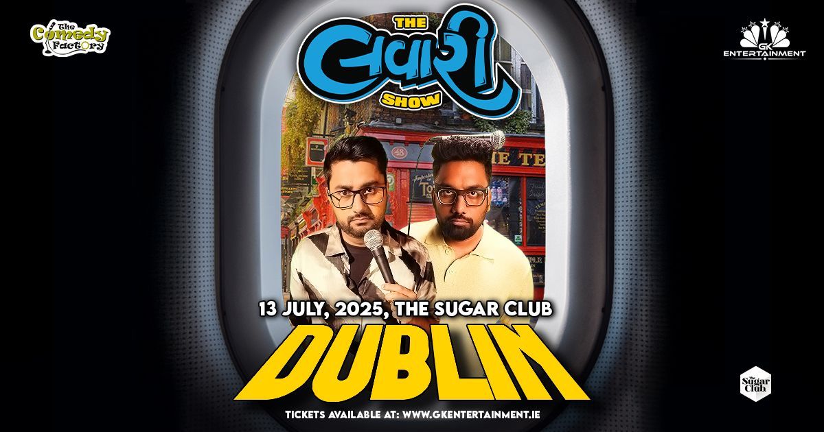 Manan Desai and Chirayu Mistry performing live at The Lavari Show in Dublin, presented by GK Enterta