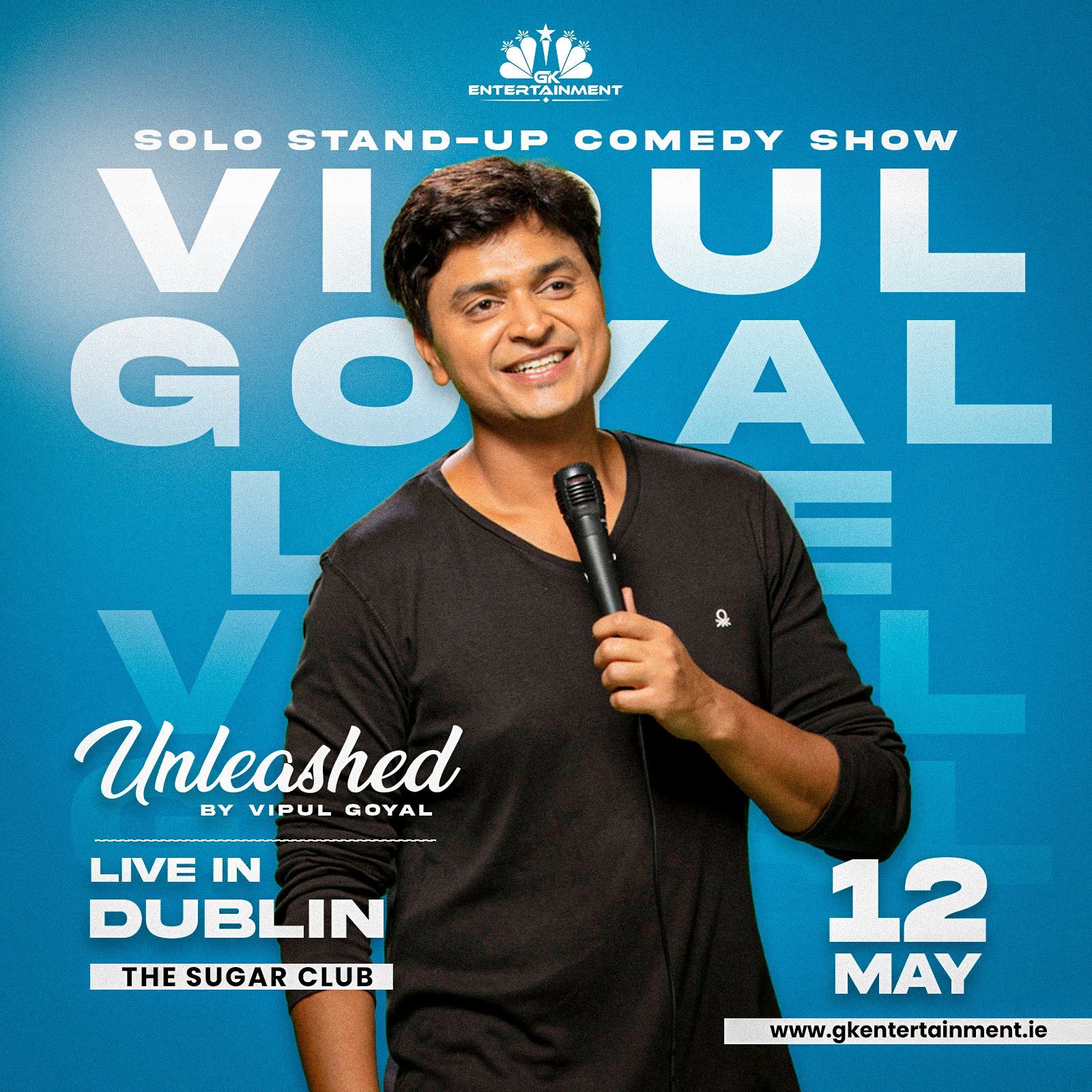 GK Entertainment brings top comedy events to Dublin, showcasing the best comedians