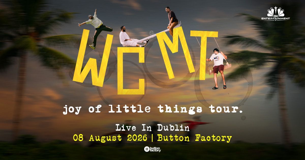 ✨ Experience When Chai Met Toast – Joy of Little Things live in Dublin on 8 Aug 2026 at Button Factory. Presented by GK Entertainment.