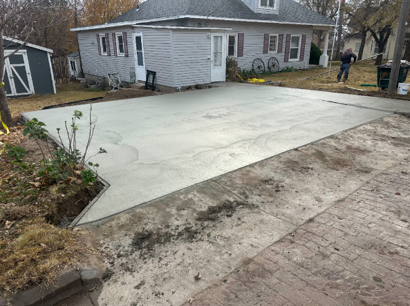 Newton Kansas Concrete install