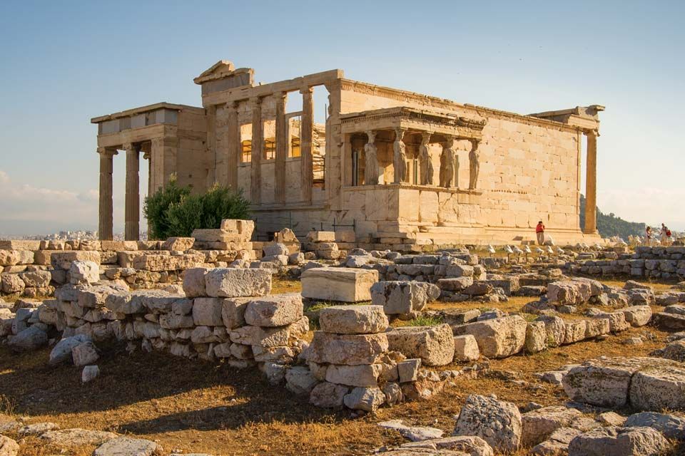 The Acropolis in Athens during a Tauck land journey
