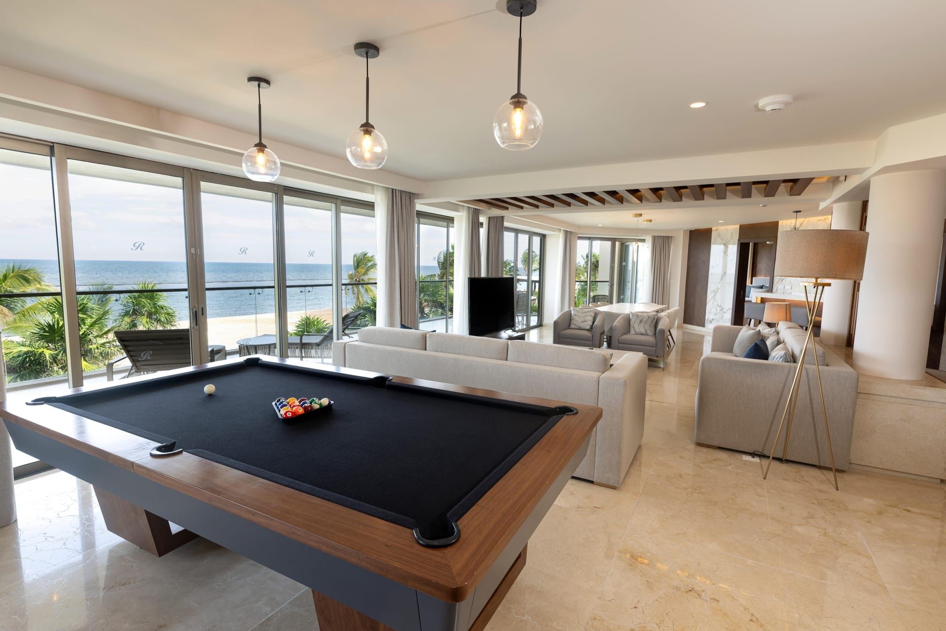 A spacious suite at a Royalton Luxury Resort