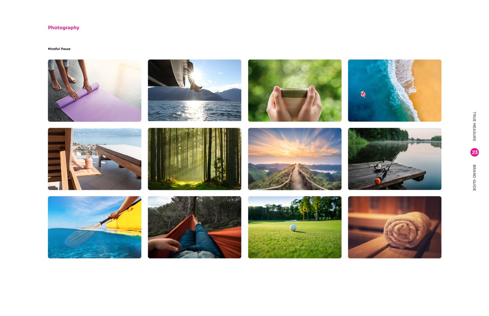 A collage of pictures of different places , including a person holding a cell phone.