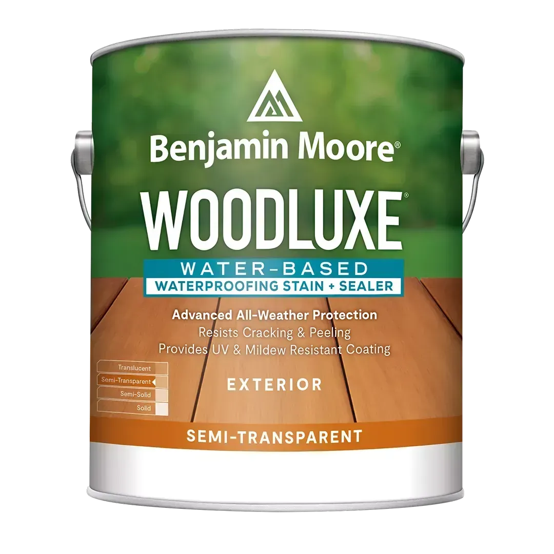 Woodluxe® Water-Based Waterproofing Exterior Stain + Sealer - Semi-Transparent Woodluxe® Water-Based Waterproofing Exterior Stain + Sealer - Semi-Transparent
