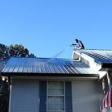 Roof Cleaning Using Pressure Washing — Chattanooga, TN — Under Pressure Pressure Washing Roof Cleaning Using Pressure Washing — Chattanooga, TN — Under Pressure Pressure Washing