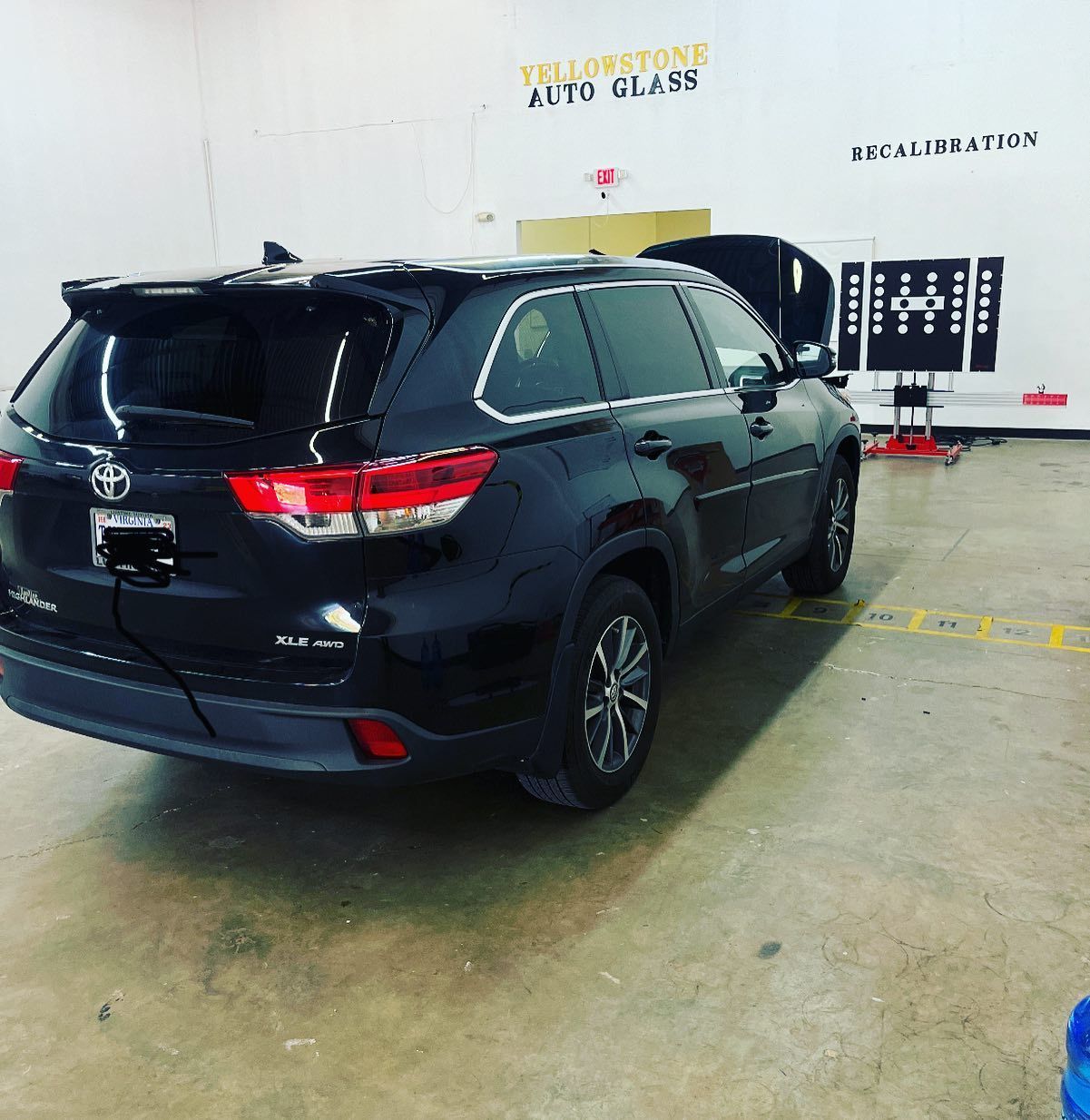 Windshield calibration near Chantilly, VA