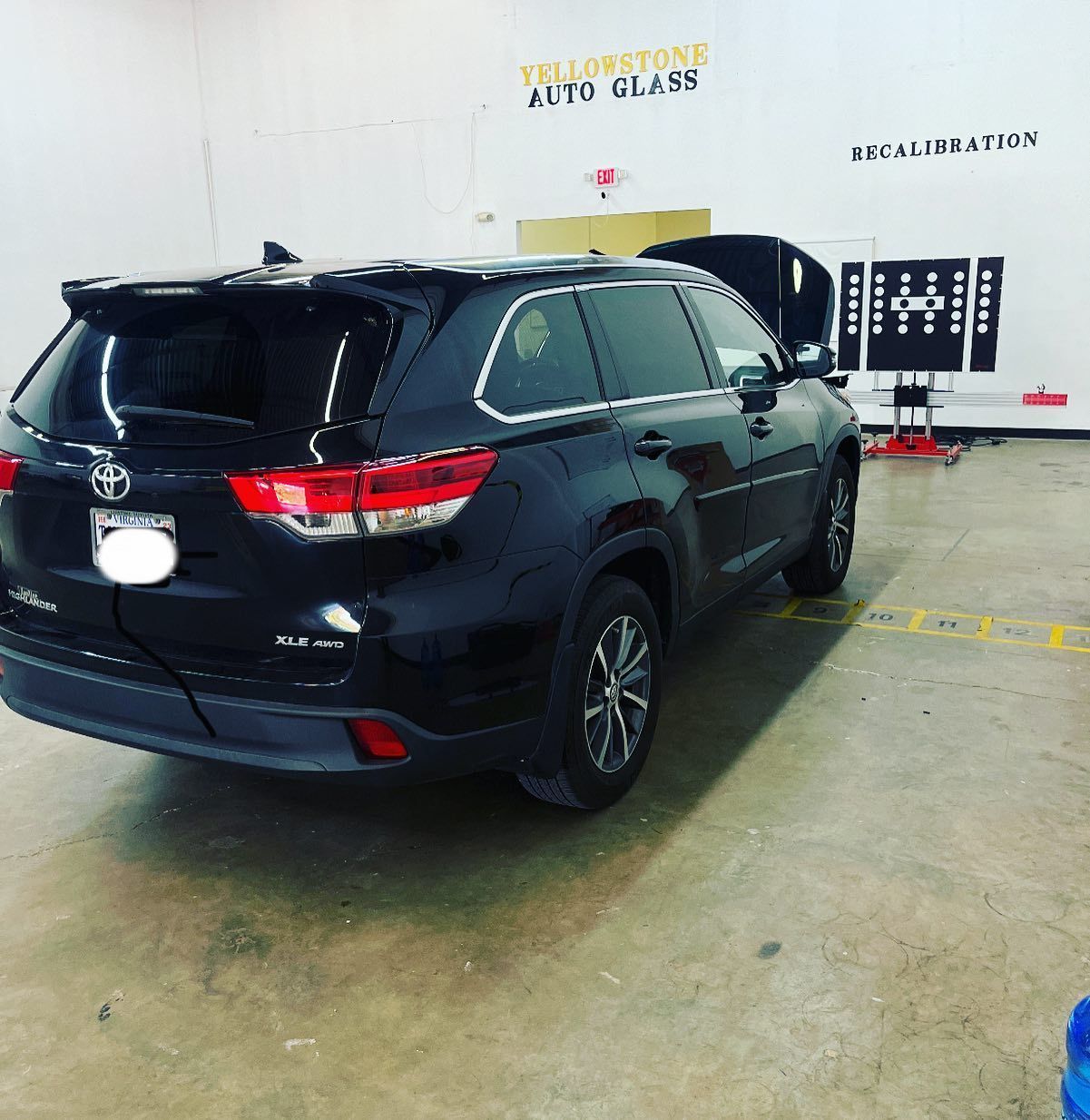 Windshield calibration near Springfield, VA