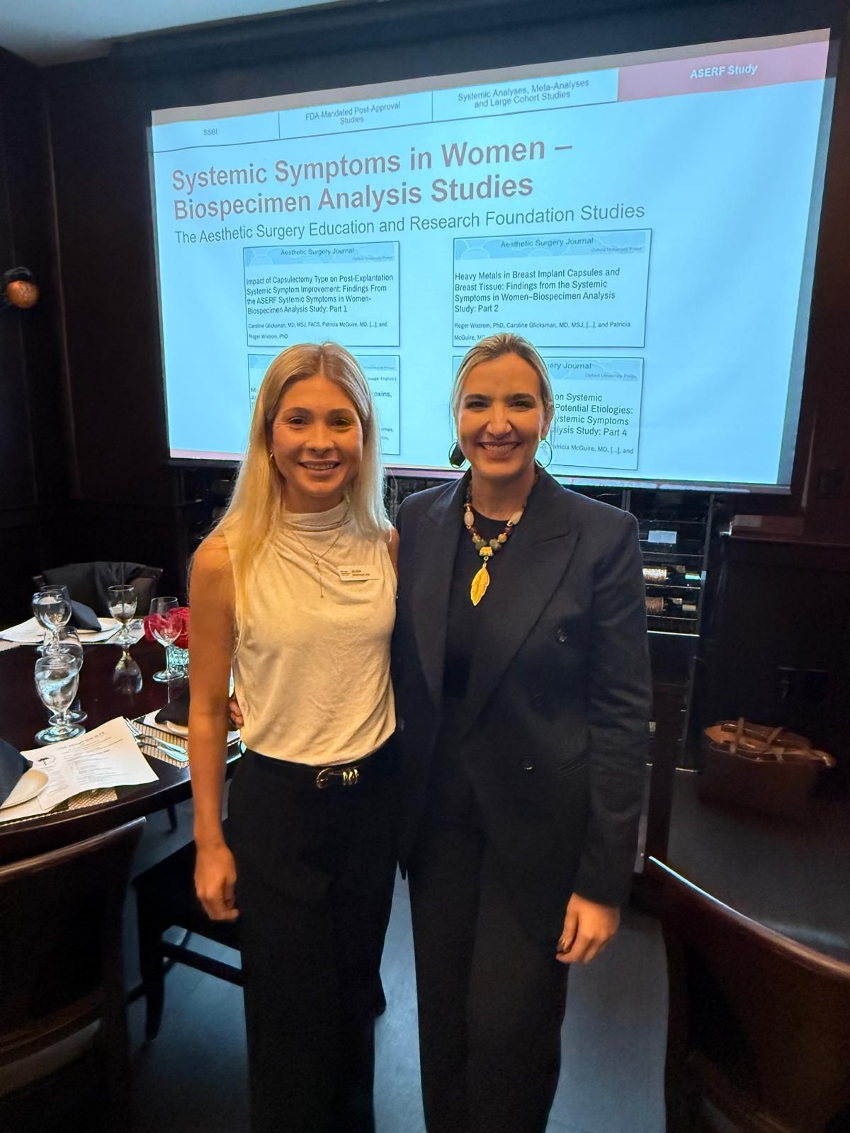 Attendees at a recent Miami Society of Plastic Surgeon meeting.