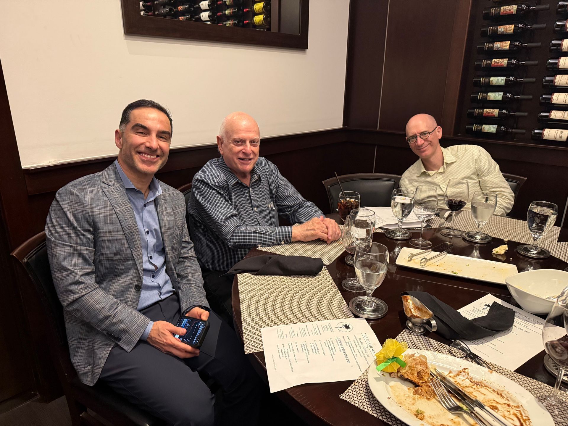 Attendees at a recent Miami Society of Plastic Surgeon meeting.