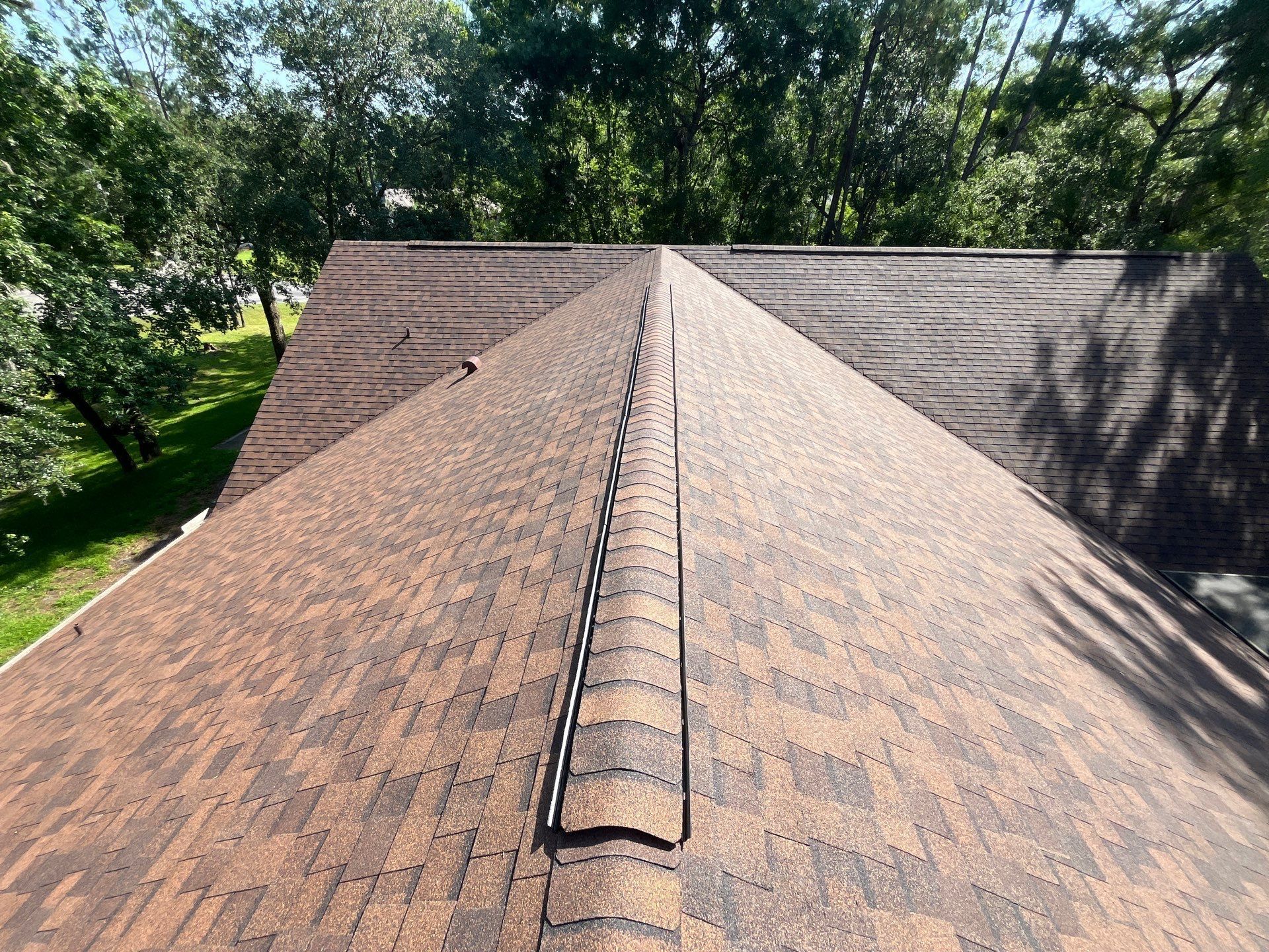 CertainTeed Burnt Sienna Roof in Homesteads of Saddlewood