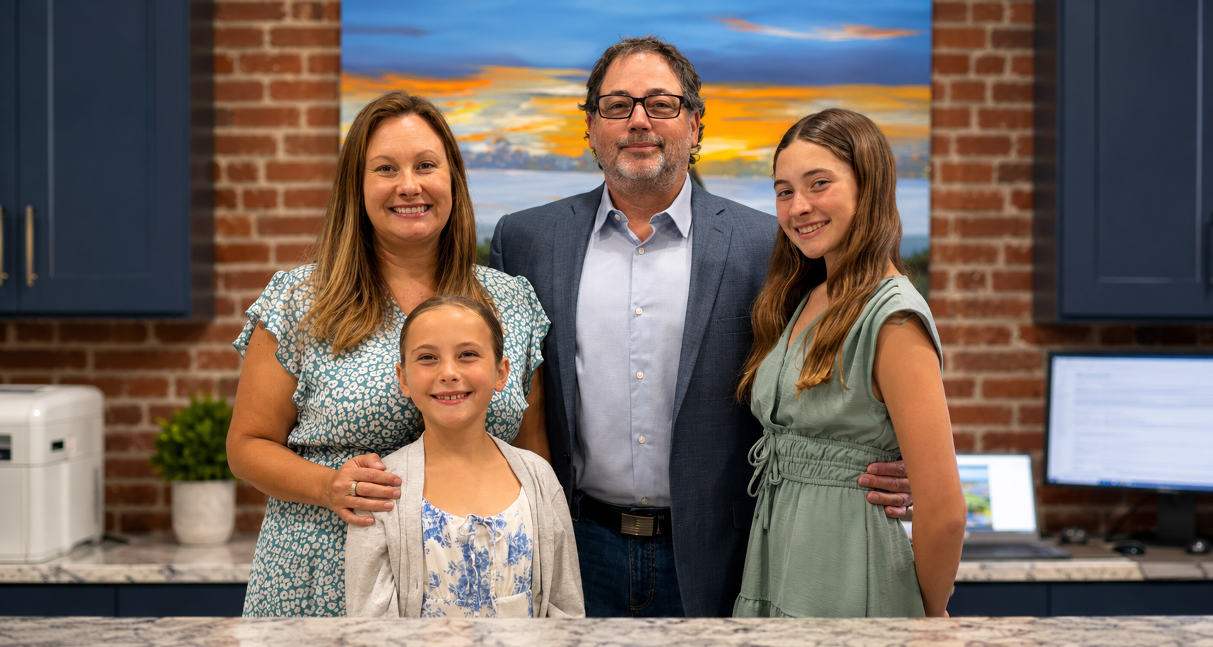 Jason Morphet and family of Nations Roofing & Construction in Florida
