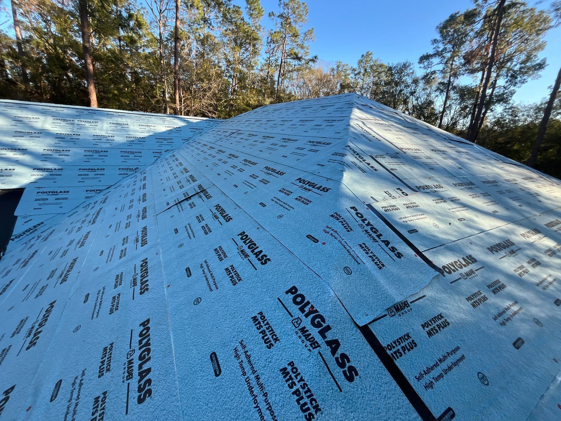 Peel-and-Stick Roof Underlayment in Homesteads of Saddlewood