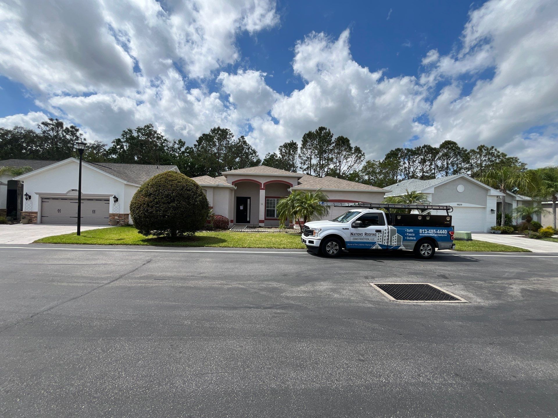 CertainTeed Landmark Sunrise Cedar shingle roof replacement completed by Nations Roofing & Construction in Tampa Bay Golf & Country Club, San Antonio, FL.