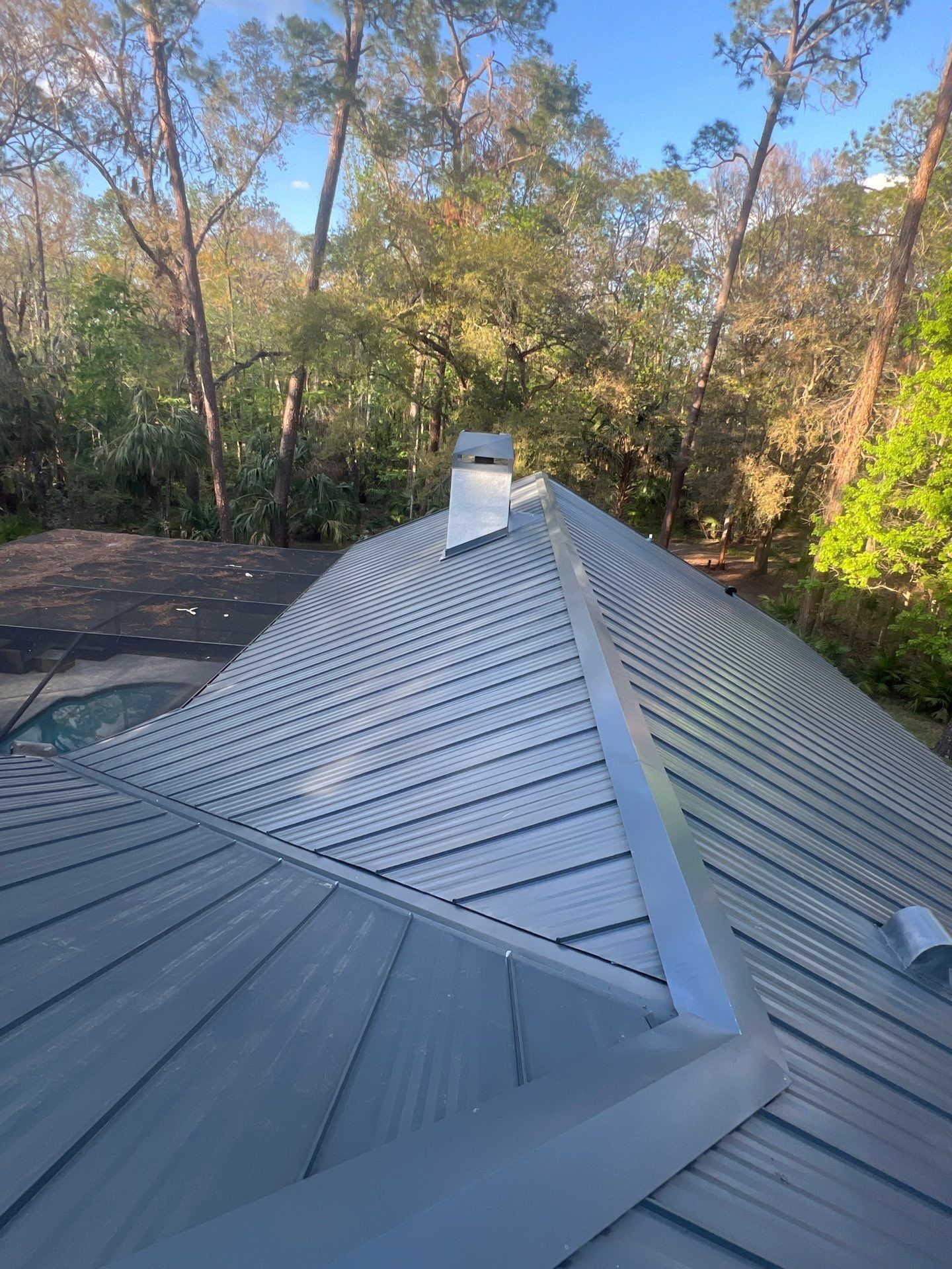 TCM LOK Charcoal Metal Roof in Zephyrhills FL