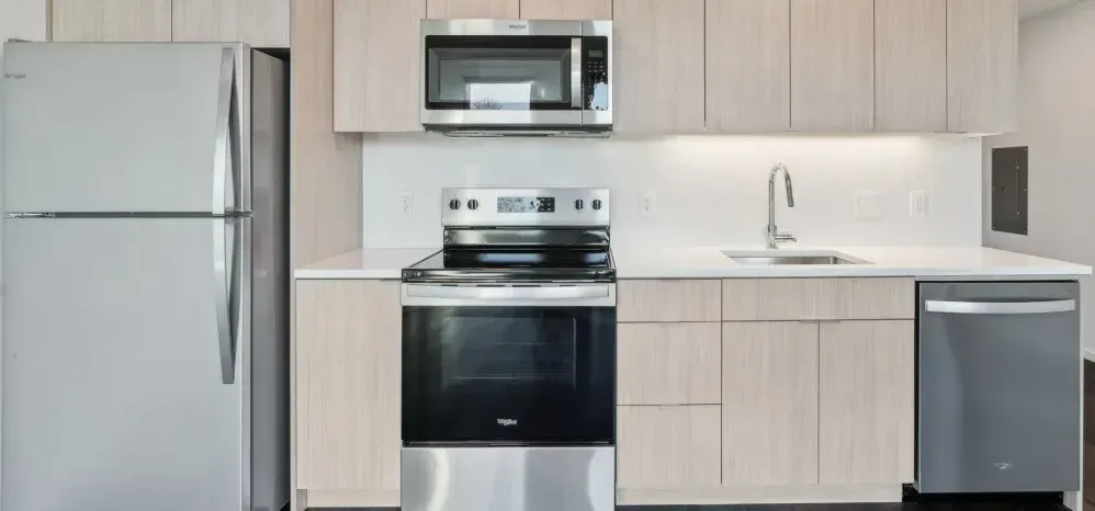 Photo showing a kitchen with a luxurious touch